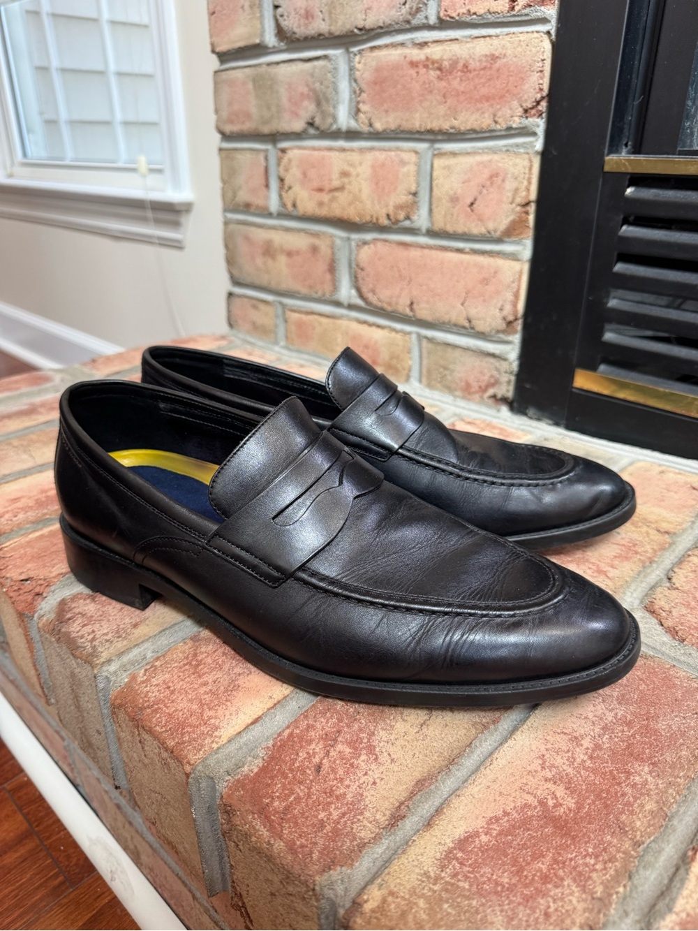 Cole Haan Hawthorne Penny Loafers Men’s 9.5M Black Leather C33223